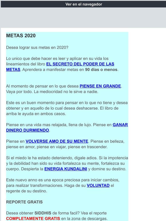 --manifieste sus metas 2020