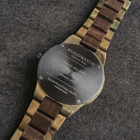 WoodWatch.com: Personalise your WoodWatch with an Engraving ✏️ | Milled