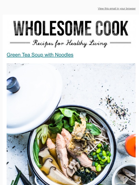 [New Post] Green Tea Soup with Noodles