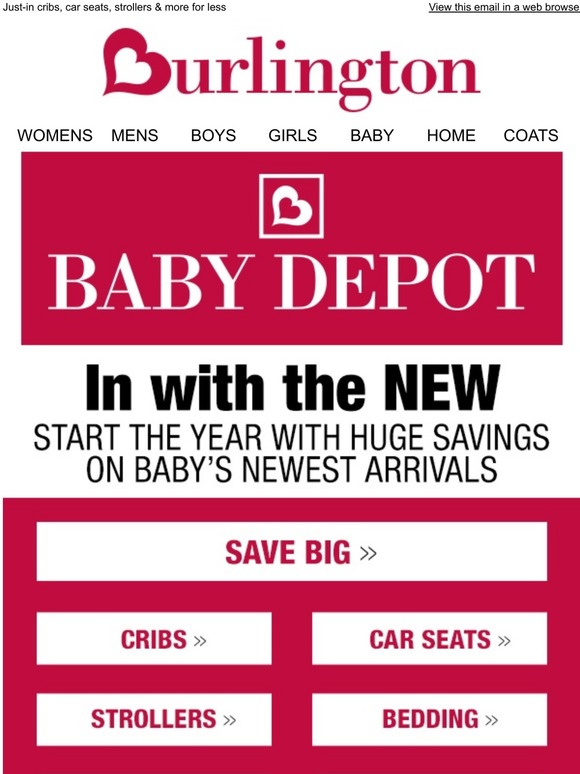 Burlington Coat Factory 📣See our brandnew baby arrivals first Milled