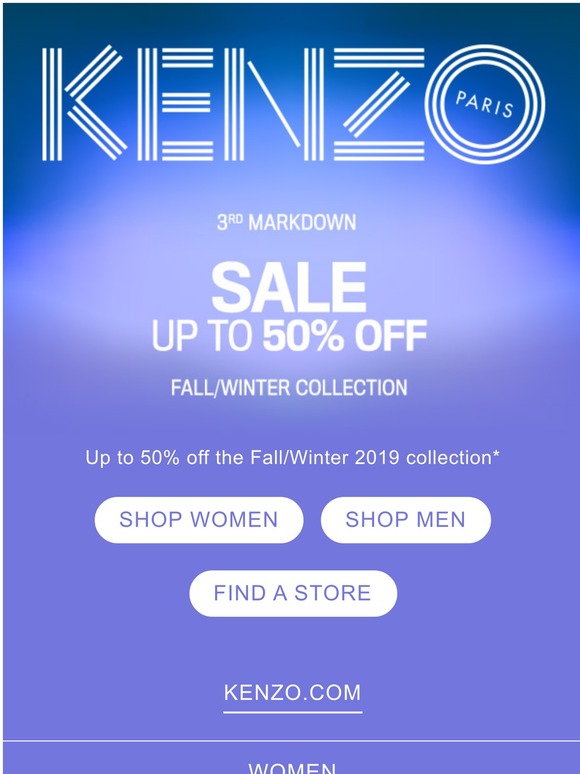 kenzo promo code