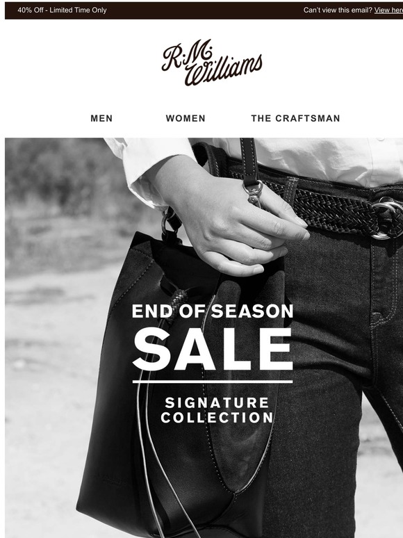 Rm williams bag discount sale