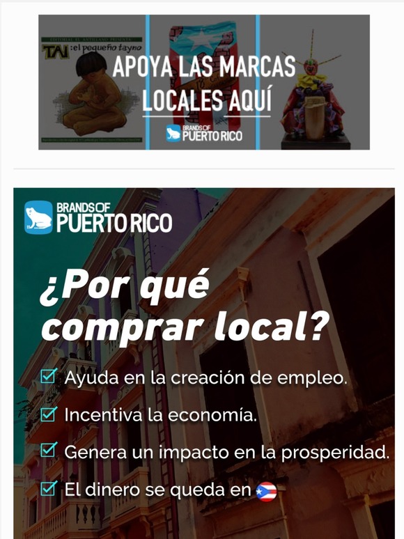Brands of Puerto Rico Apoya el comercio local 🙌 y ayuda a empresarios