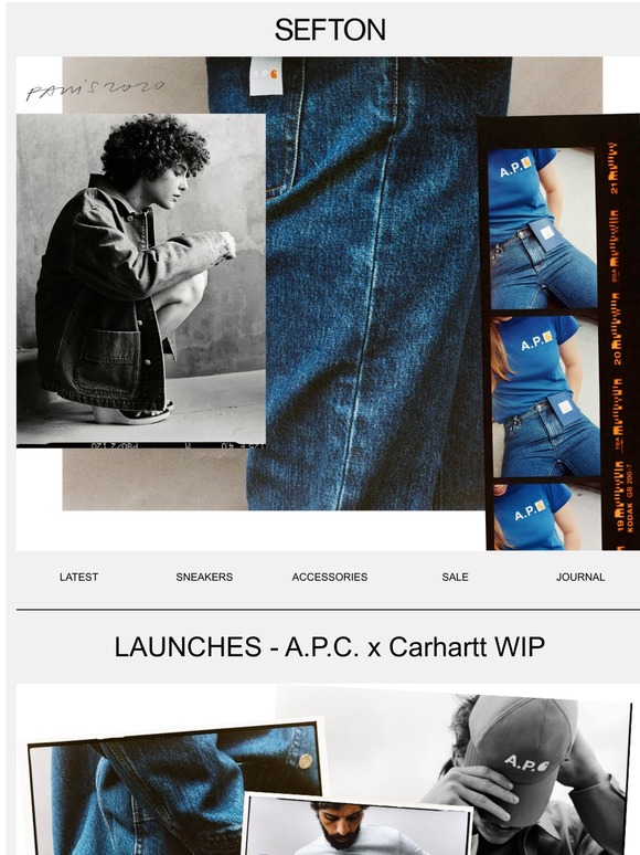 LAUNCHES | A.P.C. x Carhartt - 10/01/20 - 00:00:01