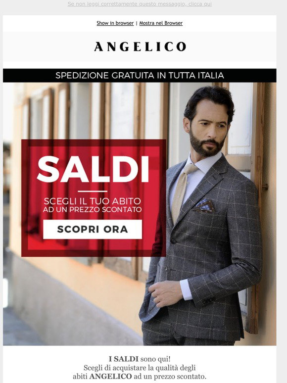Lanificio Angelico IT: SALDI! Scegli il tuo abito ad un prezzo scontato |  Milled