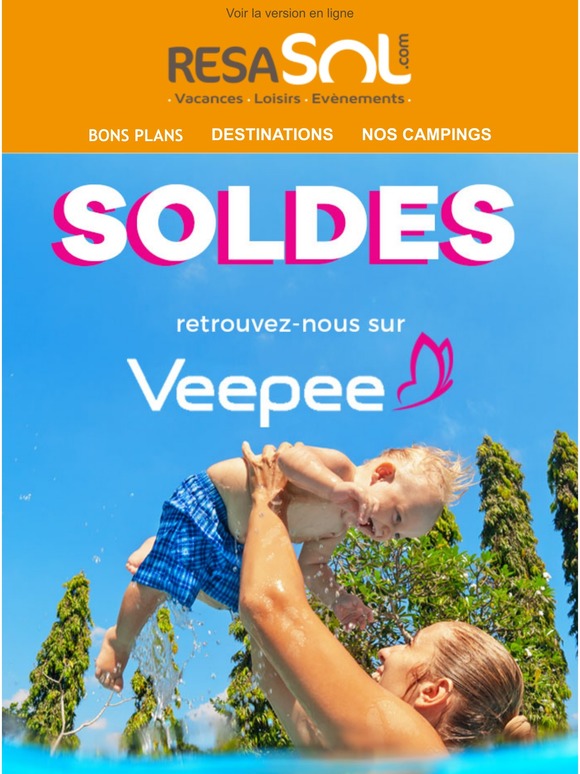 📣 SOLDES : Pour la première démarque, retrouvez-nous sur Veepee ! 😍