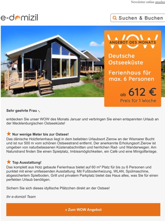 Unser Wow-Angebot des Monats Januar! ✰