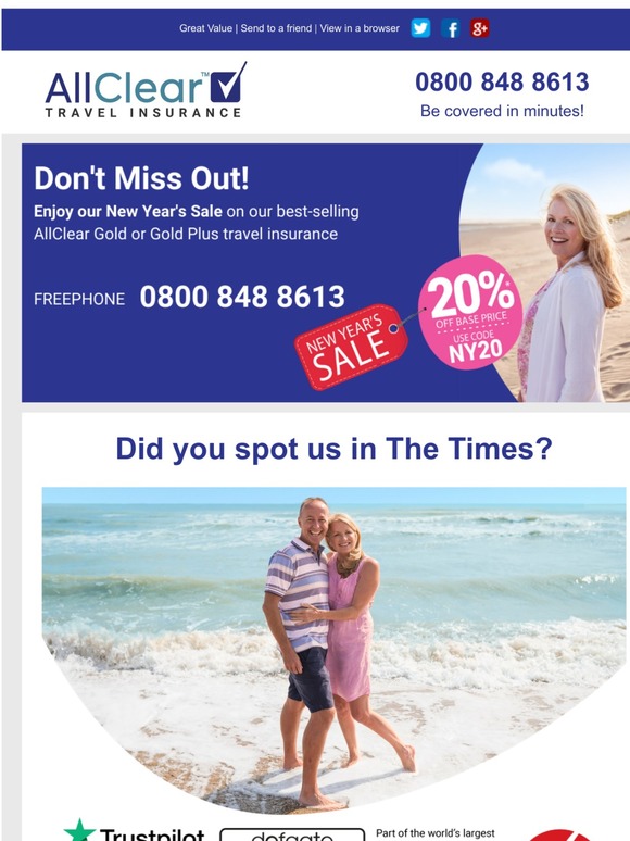 did you spot us in The Times?