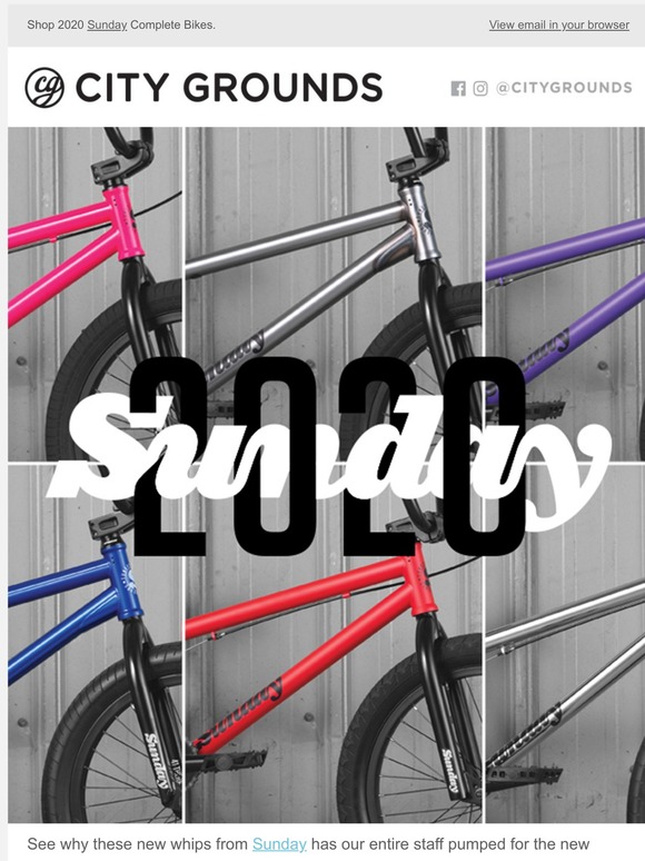 2020 sunday bikes