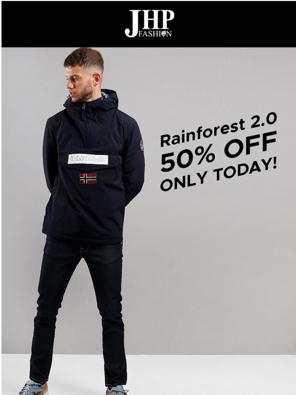 DagDeal: 50% korting op Napapijri Rainforest 2.0! 💥