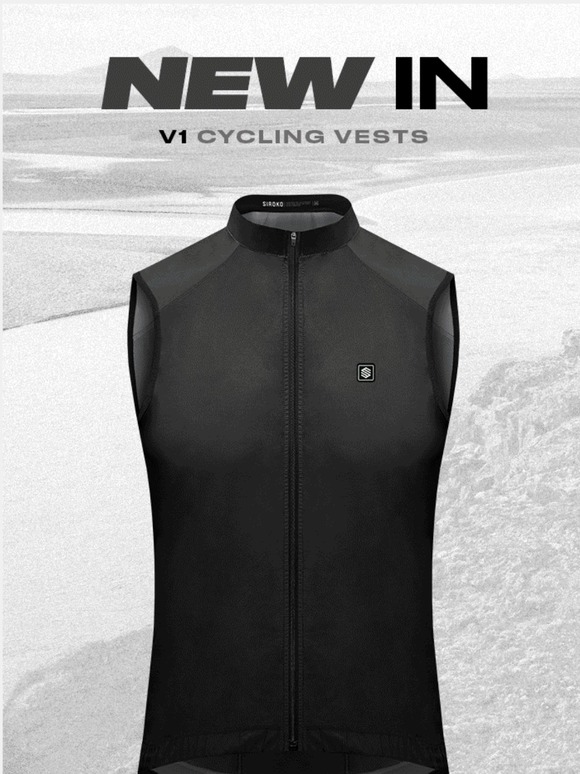 Siroko: NEW IN! Siroko V1 Cycling Vest 💨 | Milled