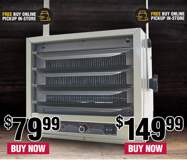 Rural Nobody Beats Our Prices On Garage Heaters! Milled