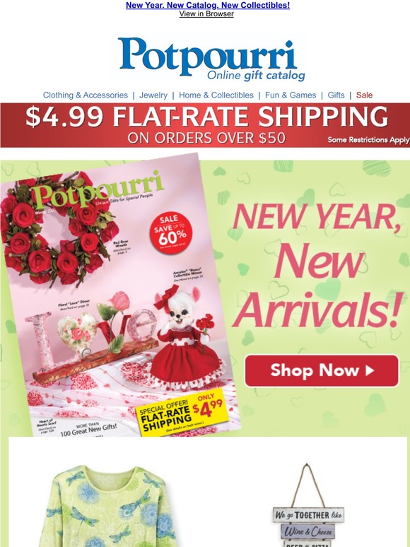 Potpourri Group Email Newsletters Shop Sales, Discounts, and Coupon Codes