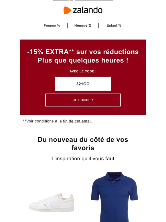 Code avantage zalando on sale