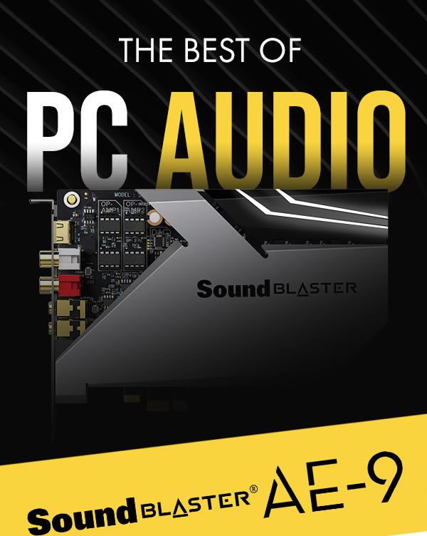 Creative Meet The Sound Blaster Ae 9 Our Best Sound Card Ever Made Milled