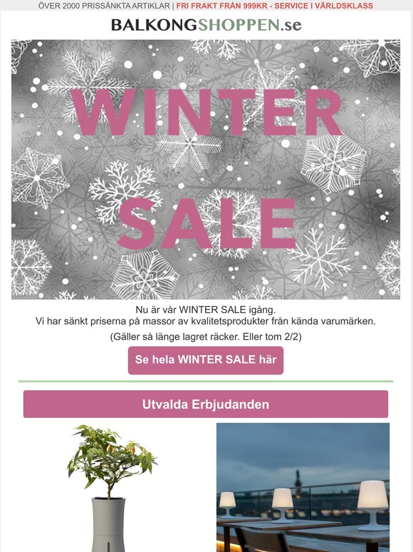 WINTER SALE ☀️