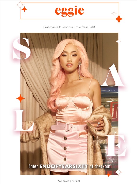 Last Chance to Shop 60% Off Sale