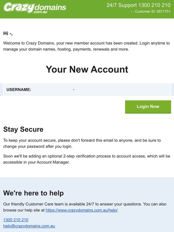 Welcome to Crazy Domains