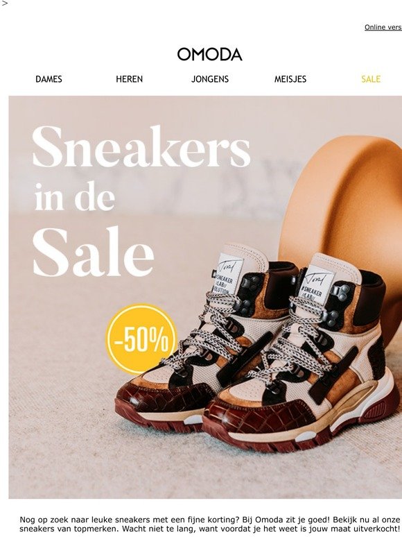 analoog Melancholie Gom Omoda.be | Passie voor schoenen, sinds 1875: Sneakers in de Sale | Milled