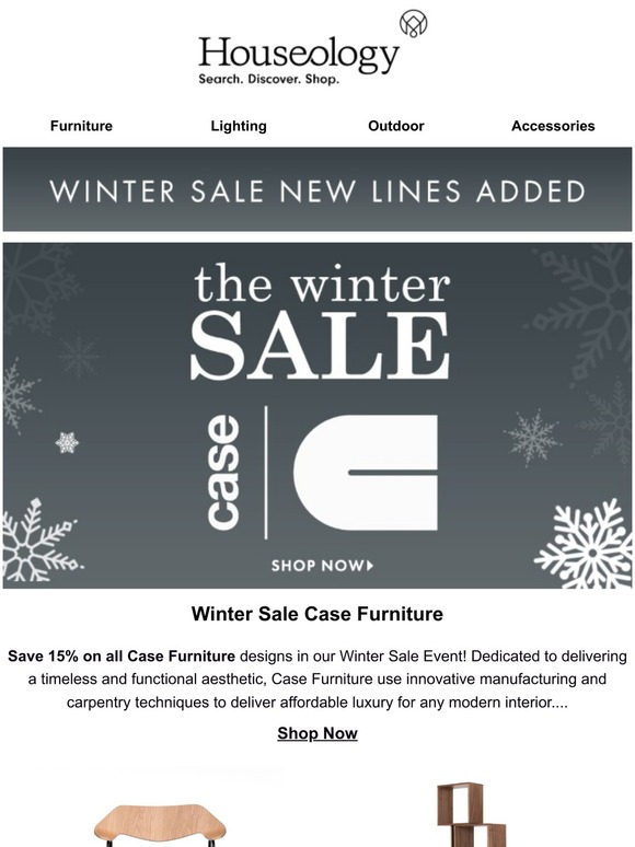 Stylish Savings From Case Furniture! Save 15% on All Case Designs...