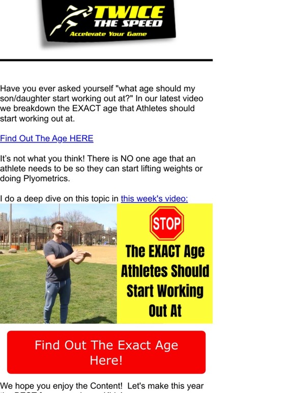 [free video] BEST Age to start Working Out?