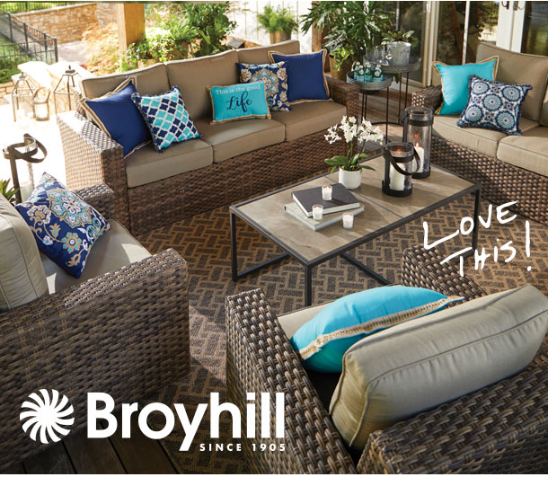 Big Lots Patio perfection The beauty of Broyhill Milled