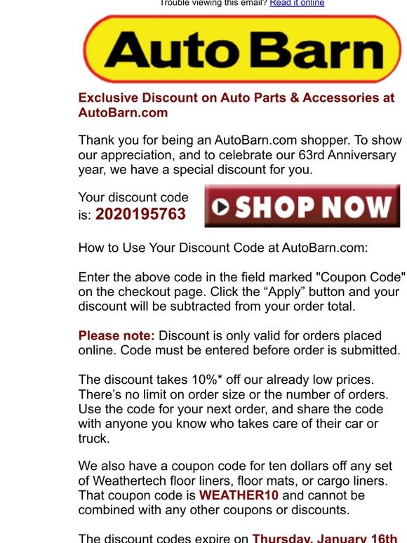 Car Parts, Auto Parts, Truck Parts, Supplies and Accessories - Autobarn.com