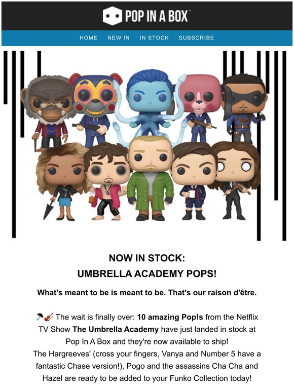 umbrella academy funko pop list