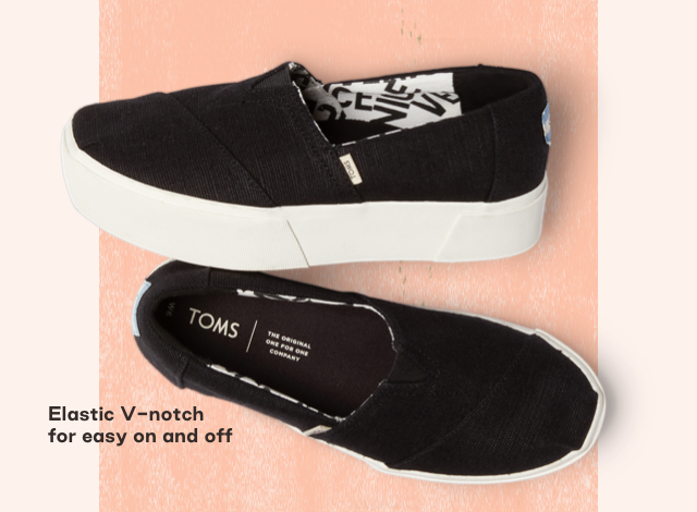 toms boardwalk platform