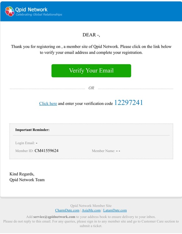 Please Verify Your  Account!
