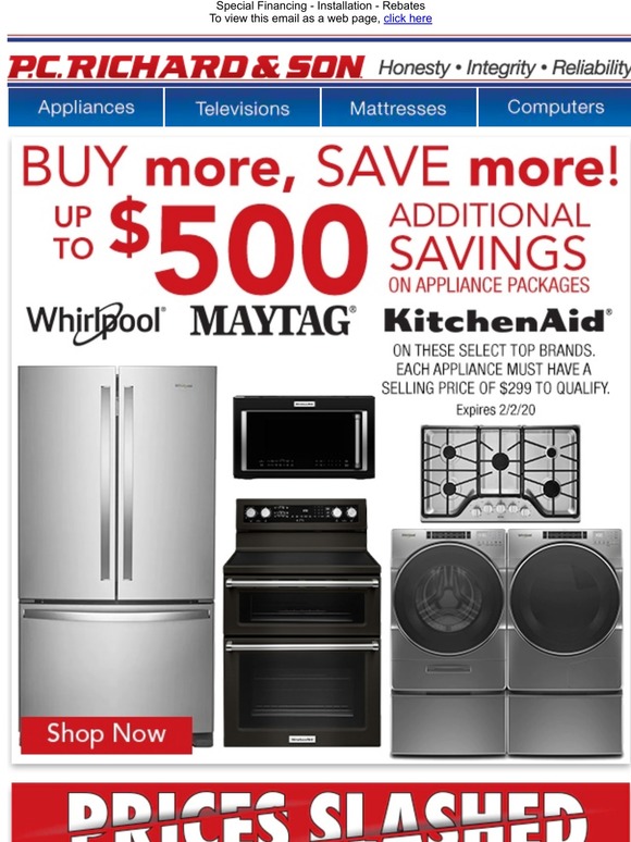 PC Richard & Son Top Appliance Deals You Can't Afford To Miss! Milled