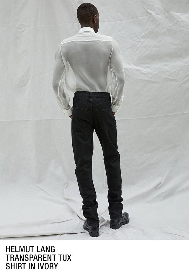 Helmut Lang: RE 19-20: Transparent Tux 