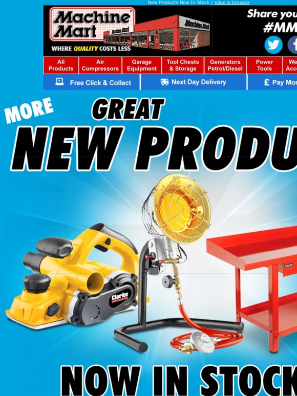 Machine Mart New Products Now In Stock... Milled