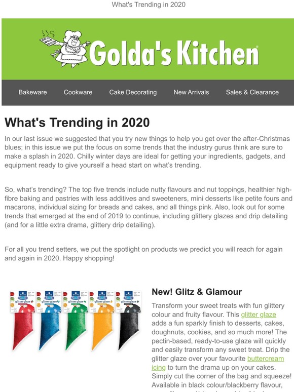 Stay on Trend With Golda's Kitchen