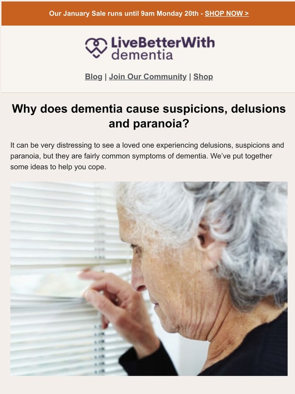 Suspicions and delusions in dementia
