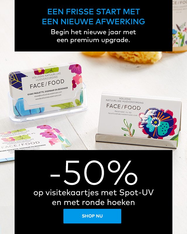 Geavanceerde Uitbeelding vleugel VistaPrint.nl: Bespaar 50% op visitekaartjes met ronde hoeken | Milled