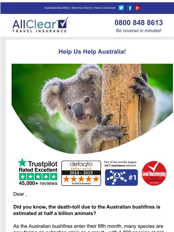 help us help Australia! 🐨