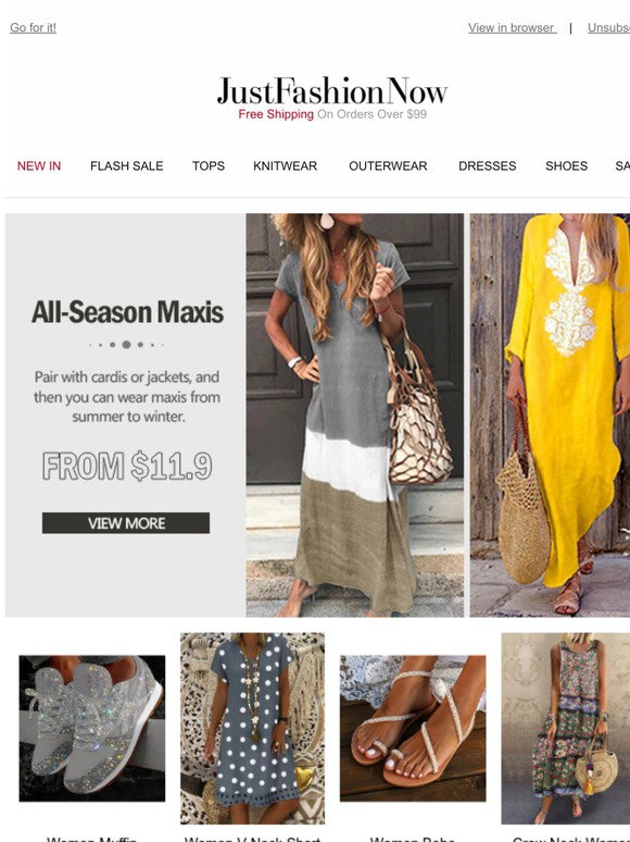 Jfn All Season Maxis You Can Wear From Spring To Winter Milled