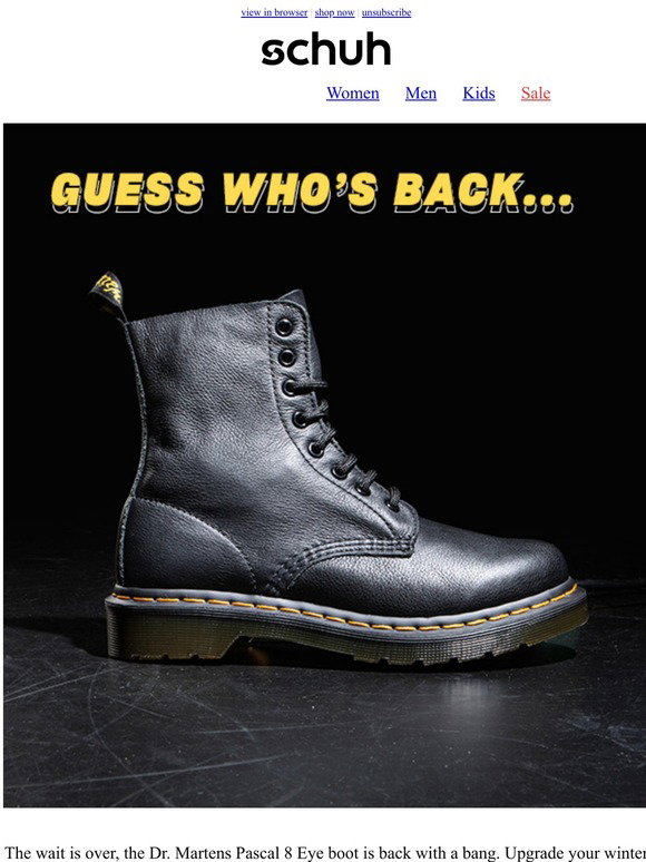 Schuh: The DM restock you've been 