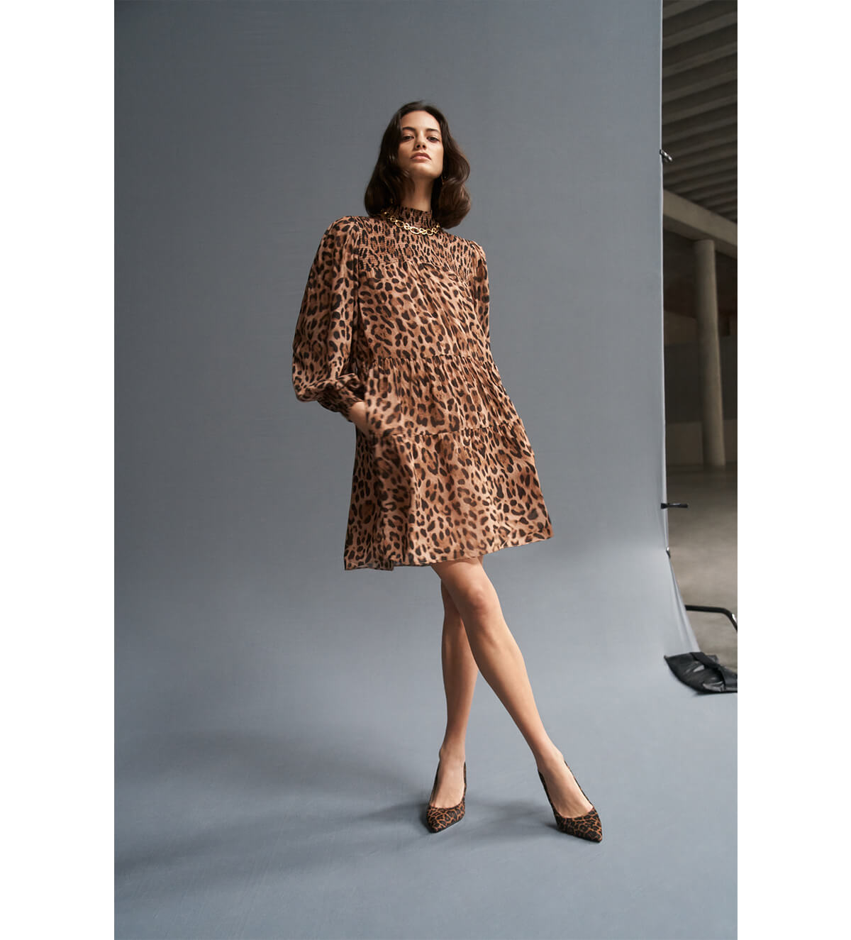 leopard print dress witchery