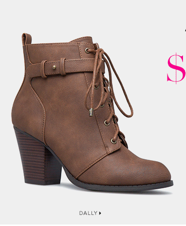 dally cone heel bootie
