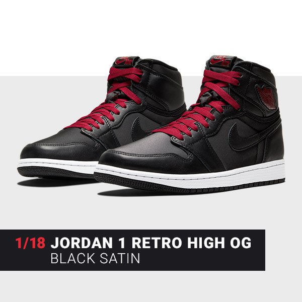 Nike Air Jordan 1 High OG 'Black Satin 