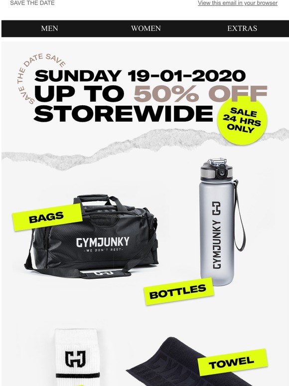Diese Gymjunky Produkte halten Deine Motivation oben.
