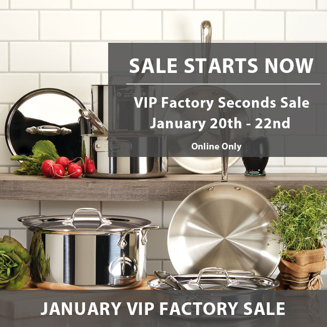 All Clad AllClad VIP Factory Seconds Sale Starts Now Milled