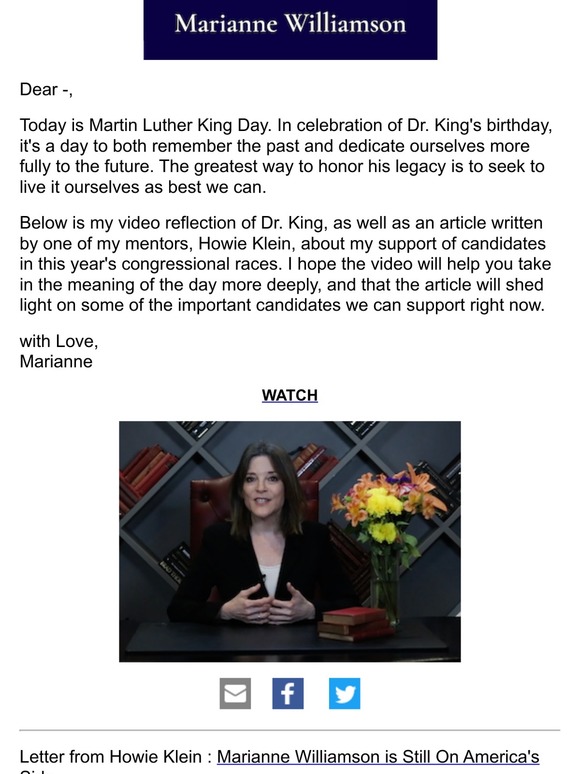 The greatest way to honor Dr. King's legacy
