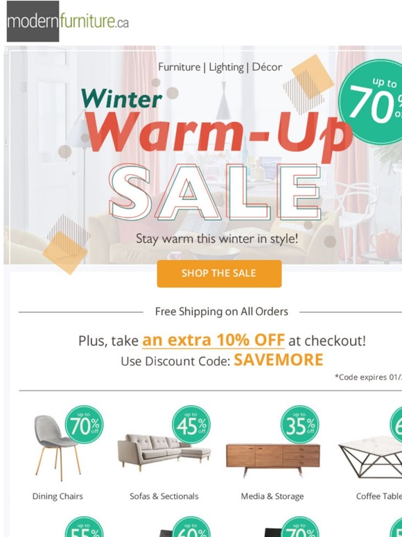 Up to 70% OFF Winter Sale on Now!