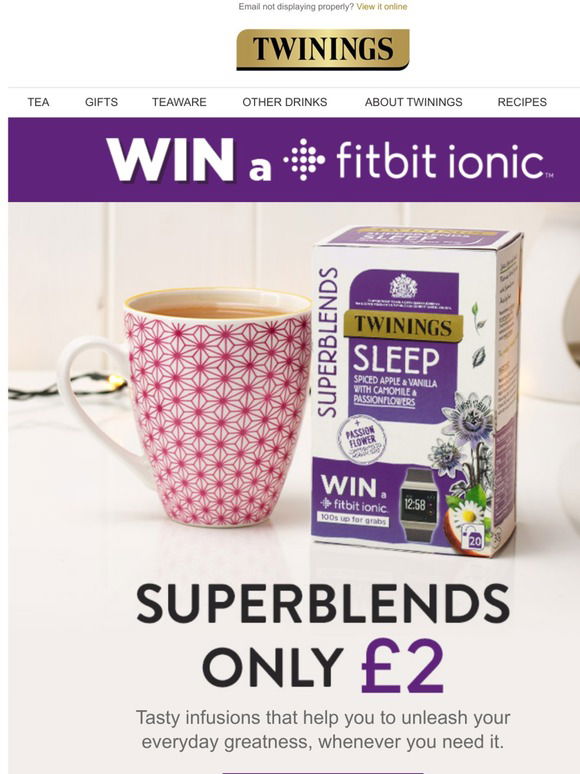 twinings win a fitbit