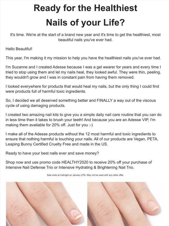 Adesse New York Healthy Nails In Less Then 1 Minute Milled