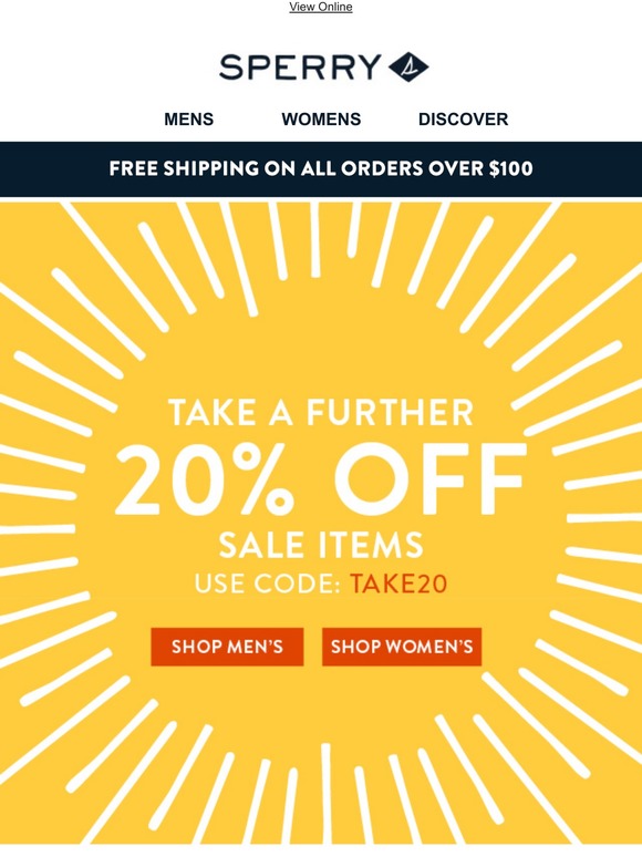 sperry promo code 2023