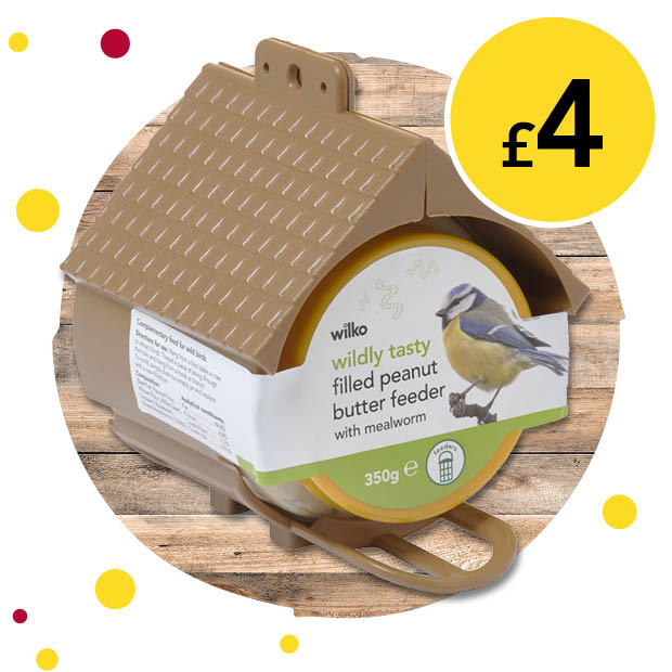 wilko peanut butter feeder